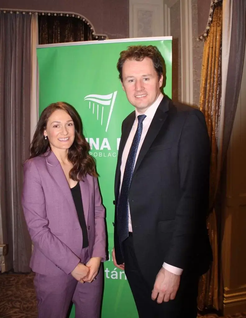 Senator Erin McGreehan and Minister Charlie McConalogue