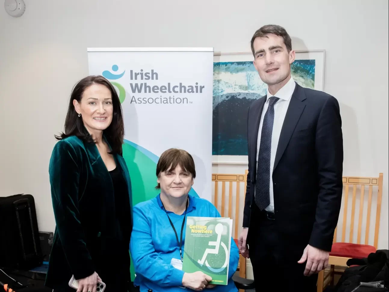 Senator Erin McGreehan, Joan Carthy, Irish Wheelchair Association, Minister Jack Chambers