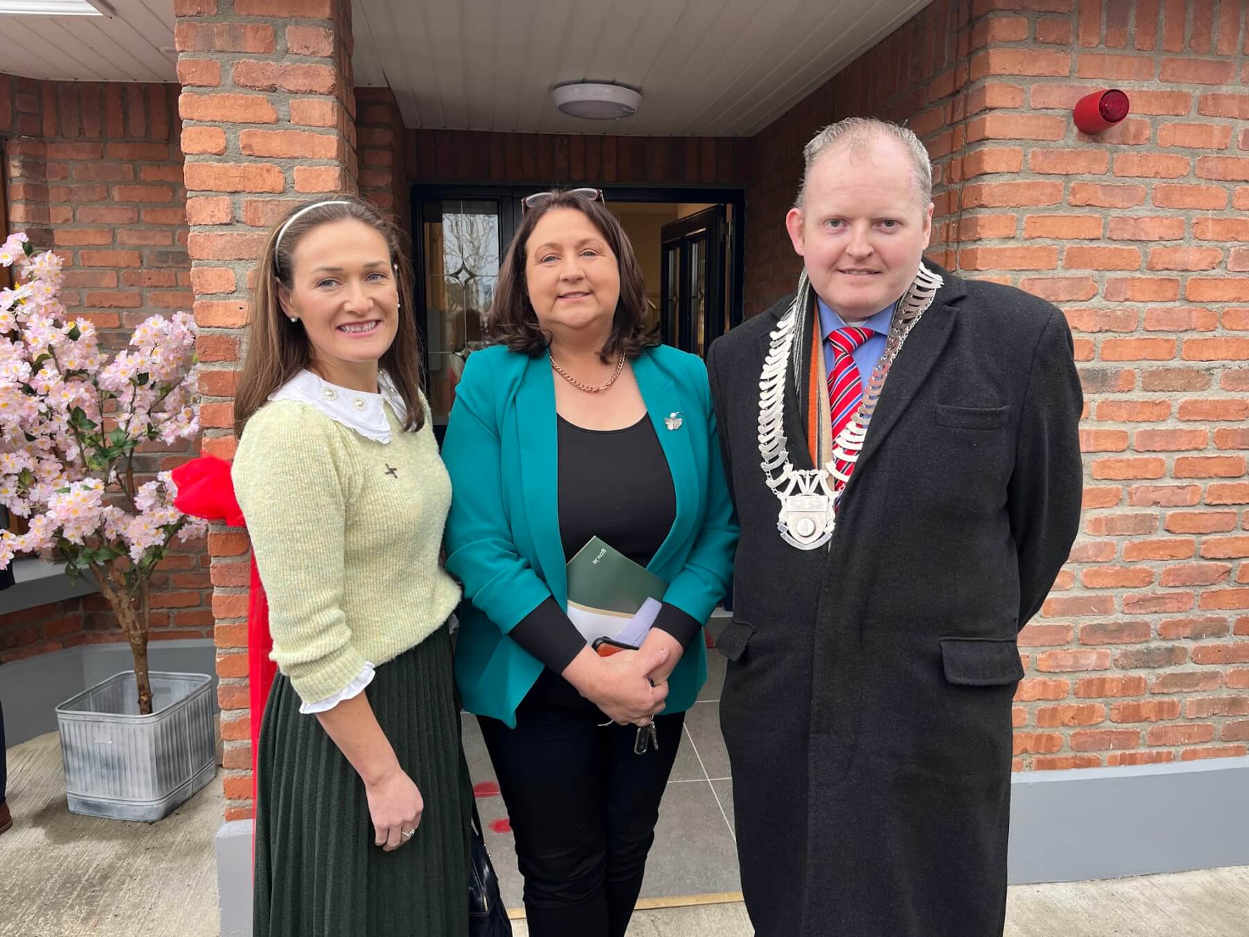 Senator Erin McGreehan with Minister Anne Rabbitte and former Councillor Conor Keelan.