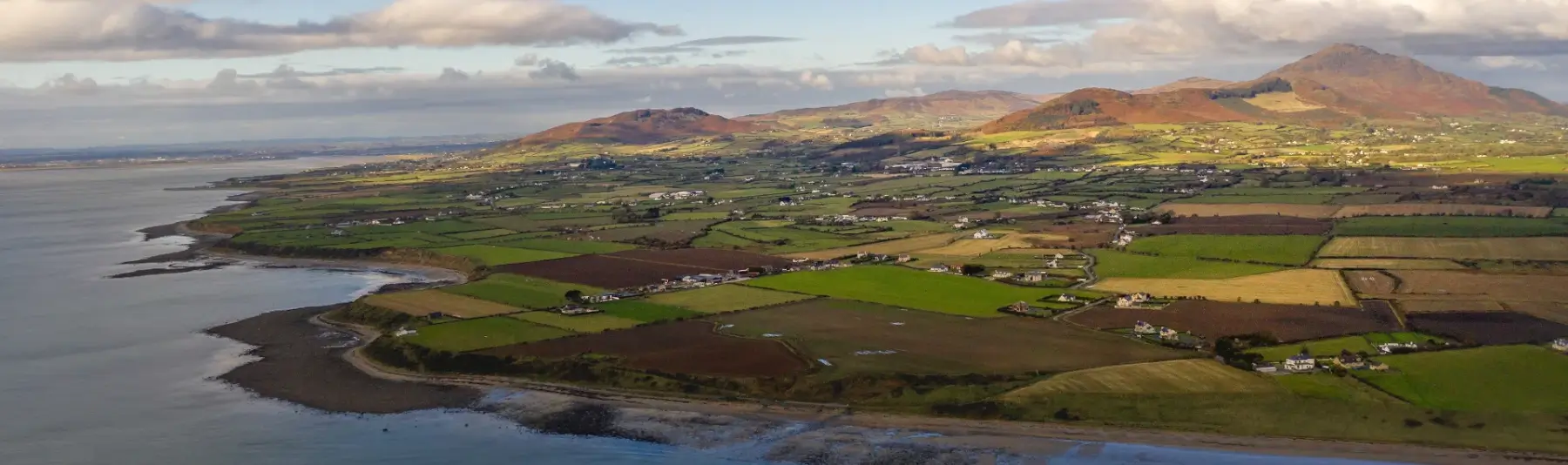 Ariel photo of the Cooley Peninsula.