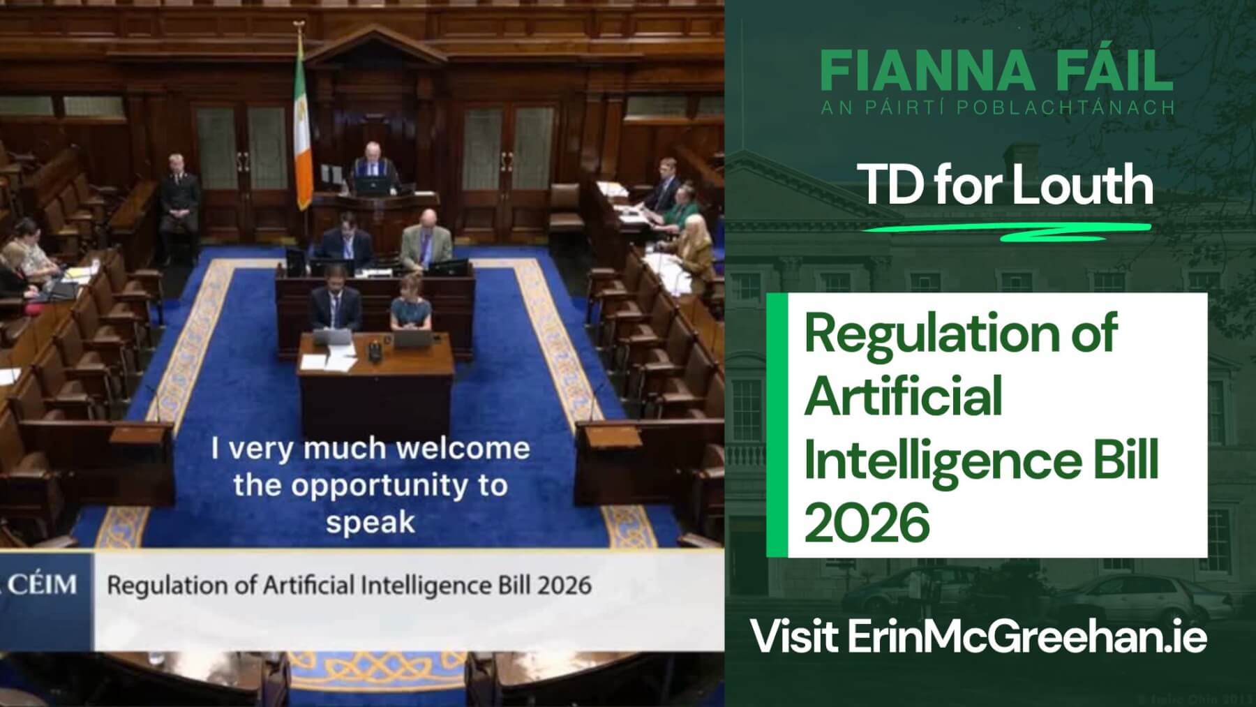 Regulation of Artificial Intelligence Bill 2026
